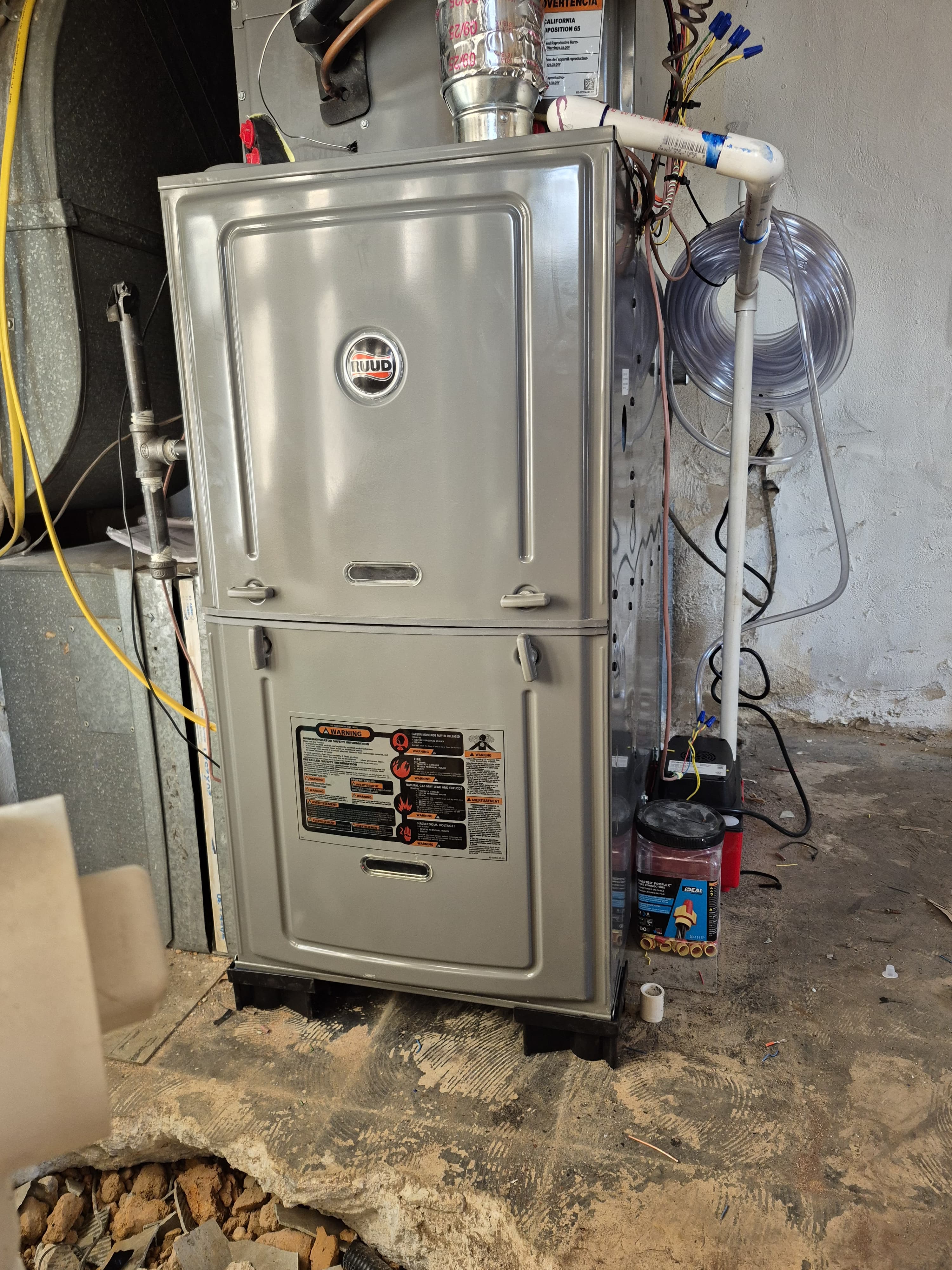 Heating system — Furnace & heat pump
